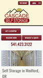Mobile Screenshot of cascadeselfstorageor.com